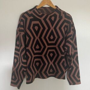 Anthropologie The Carys Mock-Neck Sweater by Maeve